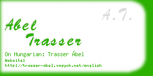 abel trasser business card
